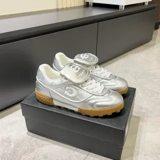 Puma Suede Metallic Silver Gum Lifestyle Sneakers