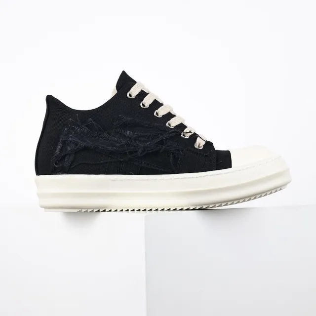 Rick Owens 黑米色 解构纺织 大脚趾帽 生活方式运动鞋 7