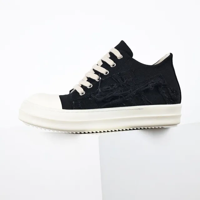 Rick Owens 黑米色 解构纺织 大脚趾帽 生活方式运动鞋 9