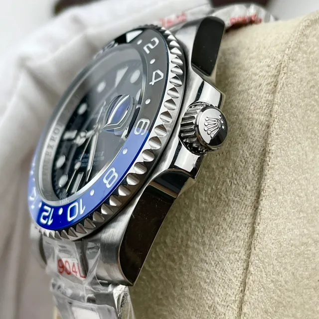 Rolex GMT-Master II Black Dial Blue and Black Bezel Mechanical Watch 7