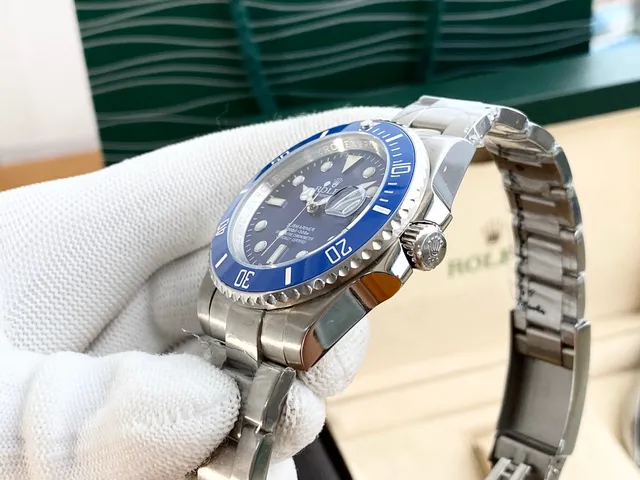 Rolex Submariner Blue Bezel Mechanical Watch 4