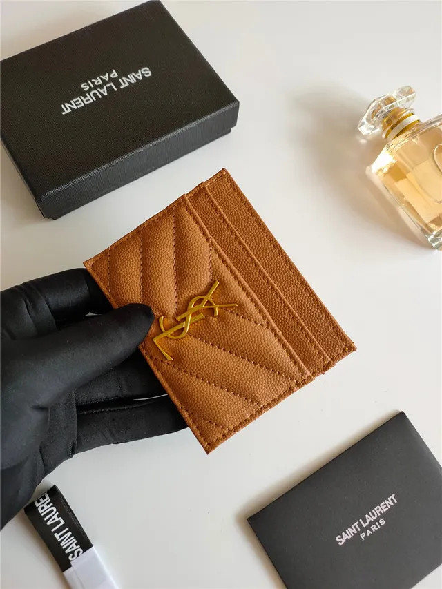 Saint Laurent Loulou Quilted Black Leather Card Holder 15