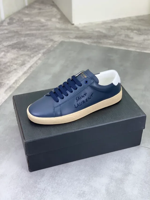 Saint Laurent Sneaker Lifestyle en Cuir Navy 5