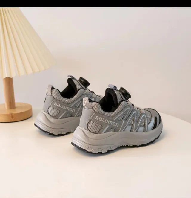 Salomon ACS Pro 灰色橙色黑色跑鞋 15