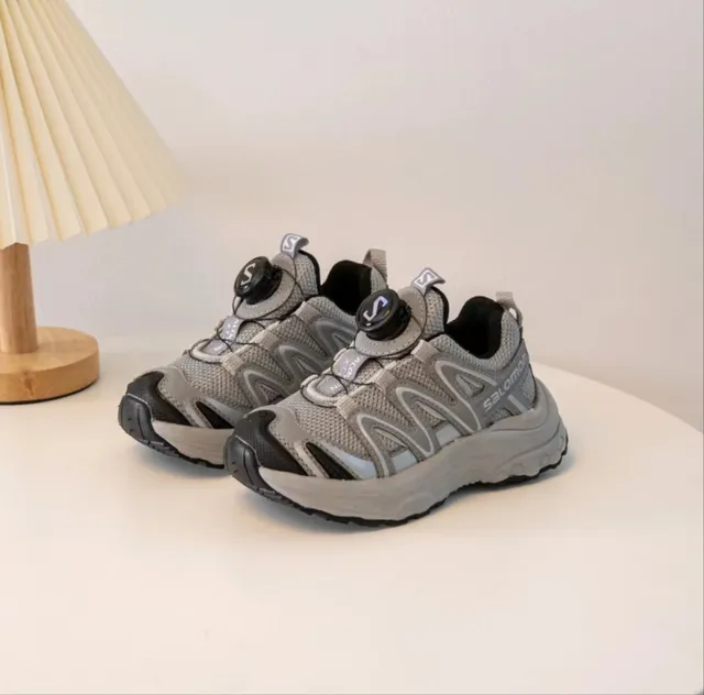 Salomon ACS Pro 灰色橙色黑色跑鞋 18