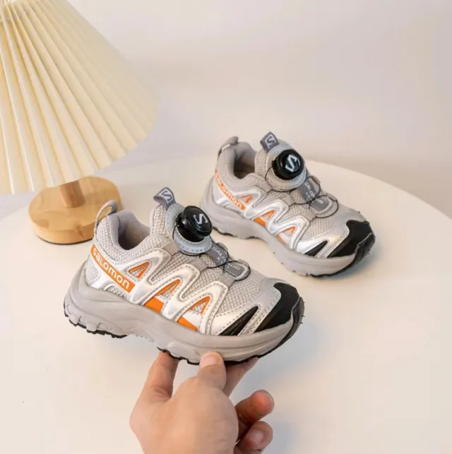 Salomon ACS Pro 灰色橙色黑色跑鞋 21