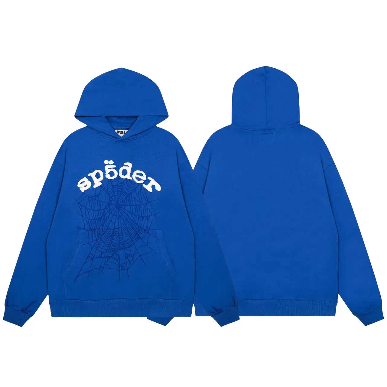 Sp5der Spiderweb Logo Blue Tracksuit 6