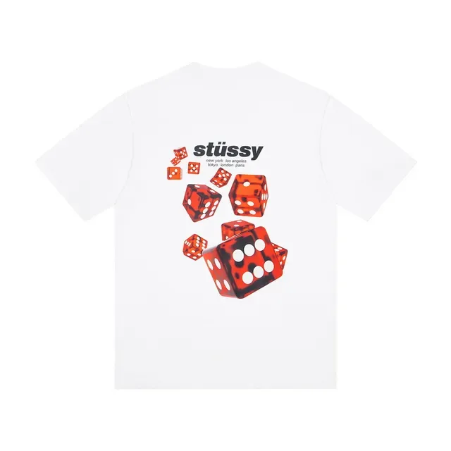 Stussy ডাইস গ্রাফিক প্রিন্ট টি-শার্ট 4