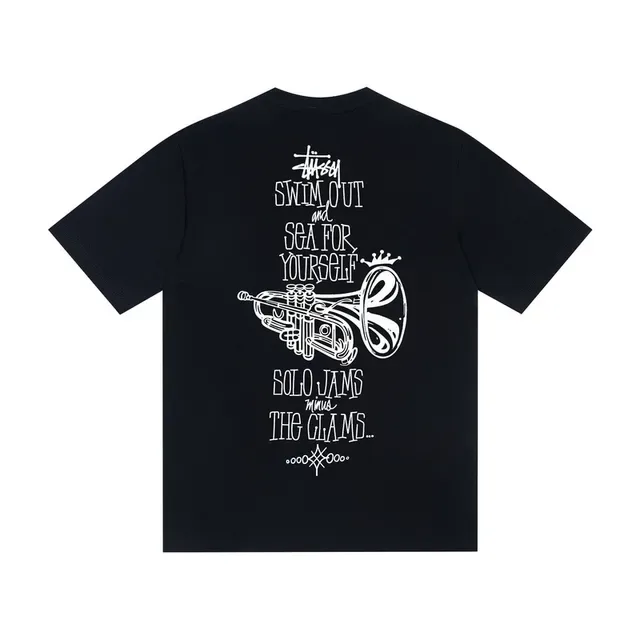 T-shirt Stussy col rond à imprimé graphique 2