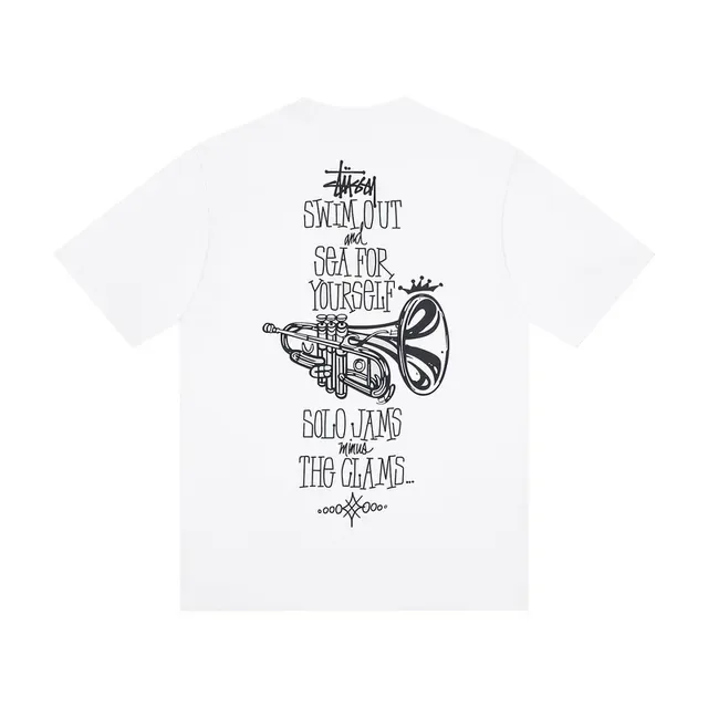 T-shirt Stussy col rond à imprimé graphique 4