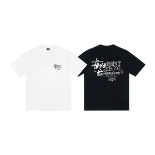 Stussy Respect The Pool ग्राफिक टी-शर्ट