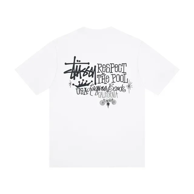 Stussy Respect The Pool Graphic T-Shirt 4