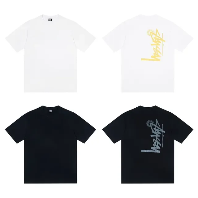 T-shirt Stussy Stock Logo imprimé au dos 2