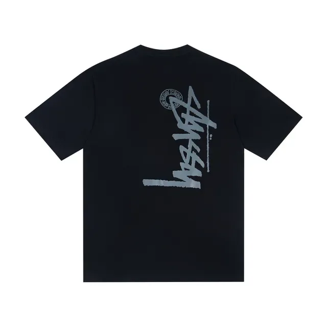 T-shirt Stussy Stock Logo imprimé au dos 5
