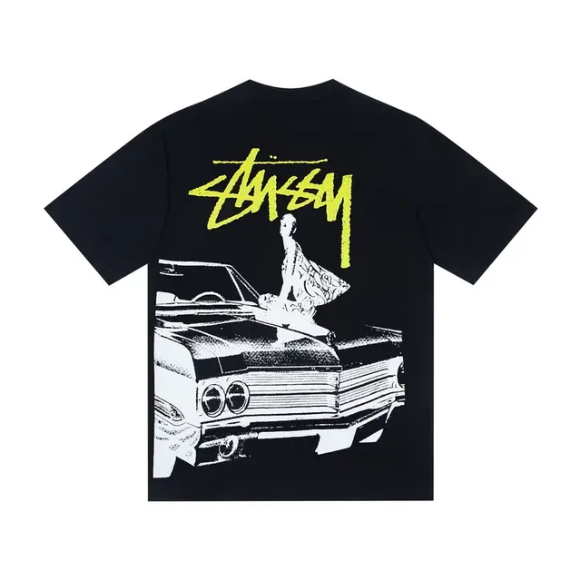 Stussy Stock Logo 汽车图案T恤 5
