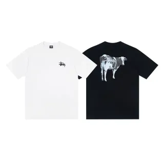 Stussy Stock Logo Cow Graphic T-Shirt