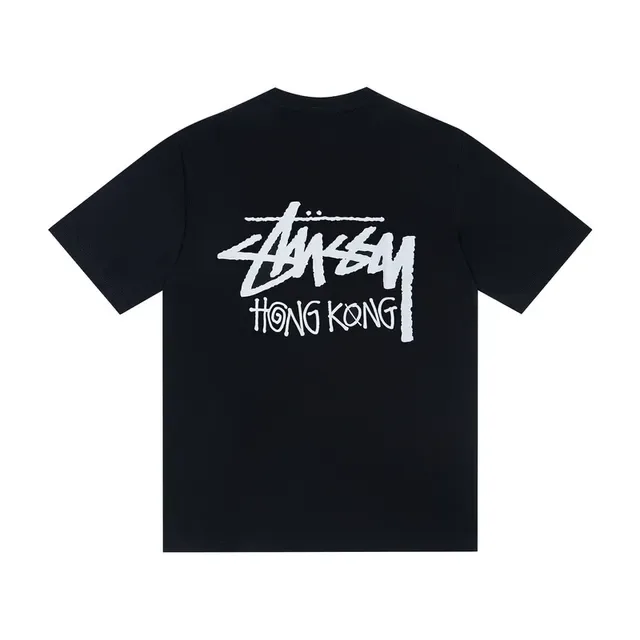 Stussy Stock Logo Hong Kong Graphic T-Shirt 2