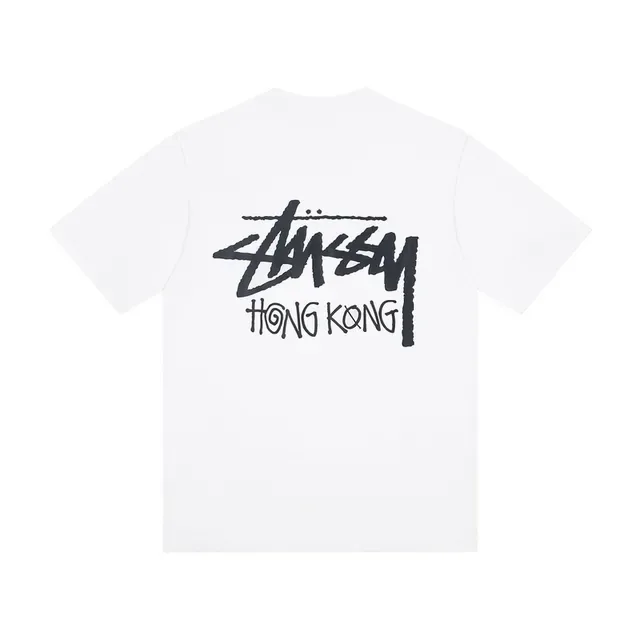 Stussy Stock Logo Hong Kong Graphic T-Shirt 4