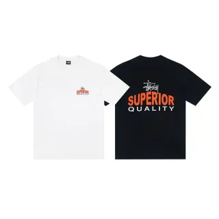 Camiseta gráfica Stussy de qualidade superior