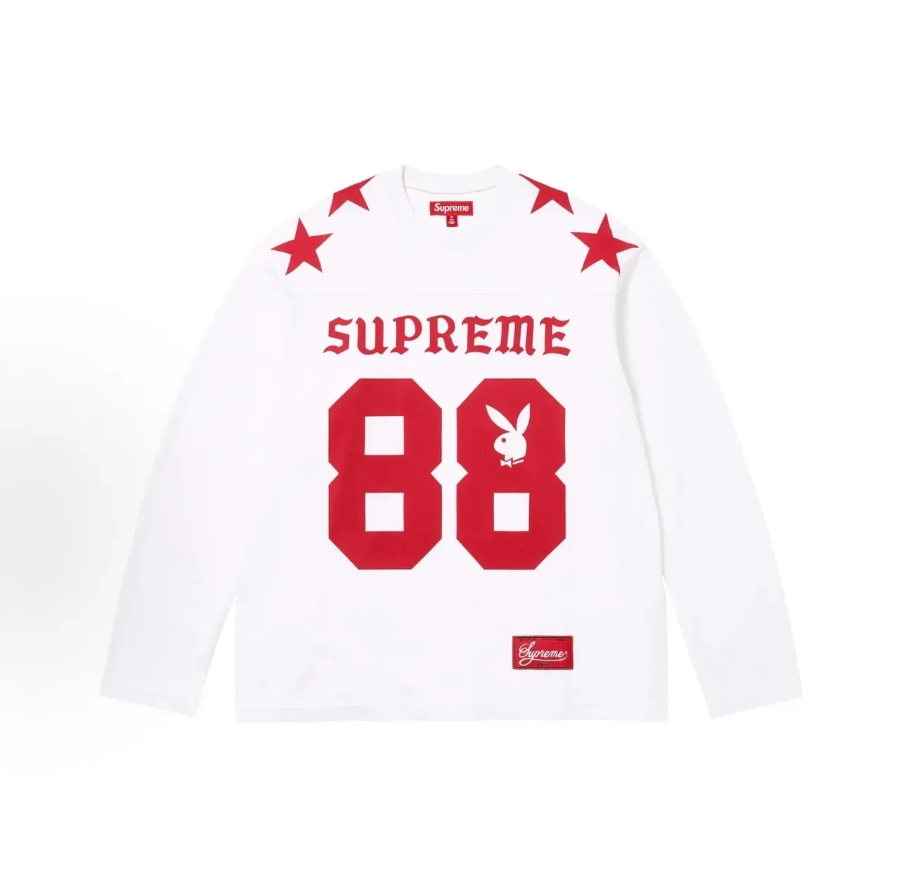 Supreme Noir Blanc Silhouette Athlétique Graphiques Imprimés à l'Écran Maillot 6