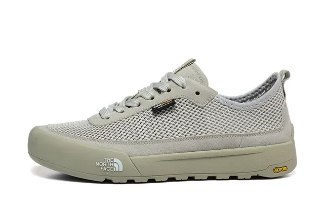 The North Face Tênis Lifestyle Bege Low-Top de Malha 3