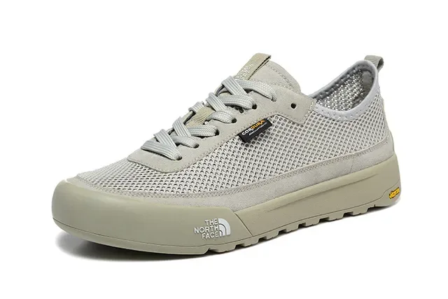 The North Face Tênis Lifestyle Bege Low-Top de Malha 4