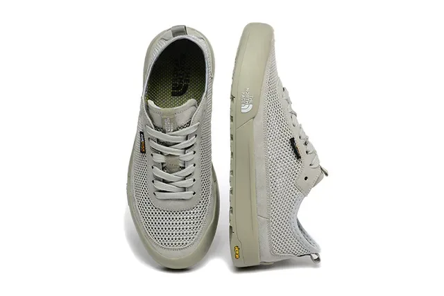The North Face Tênis Lifestyle Bege Low-Top de Malha 8
