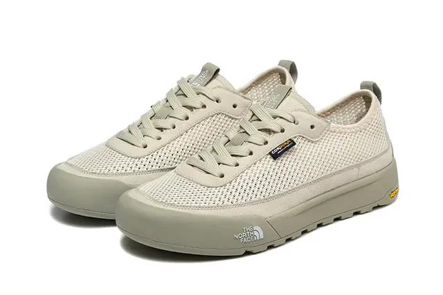 The North Face Tênis Lifestyle Bege Low-Top de Malha 13