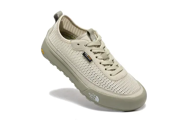 The North Face Tênis Lifestyle Bege Low-Top de Malha 14