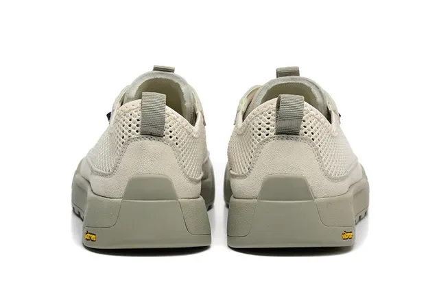 The North Face Tênis Lifestyle Bege Low-Top de Malha 17