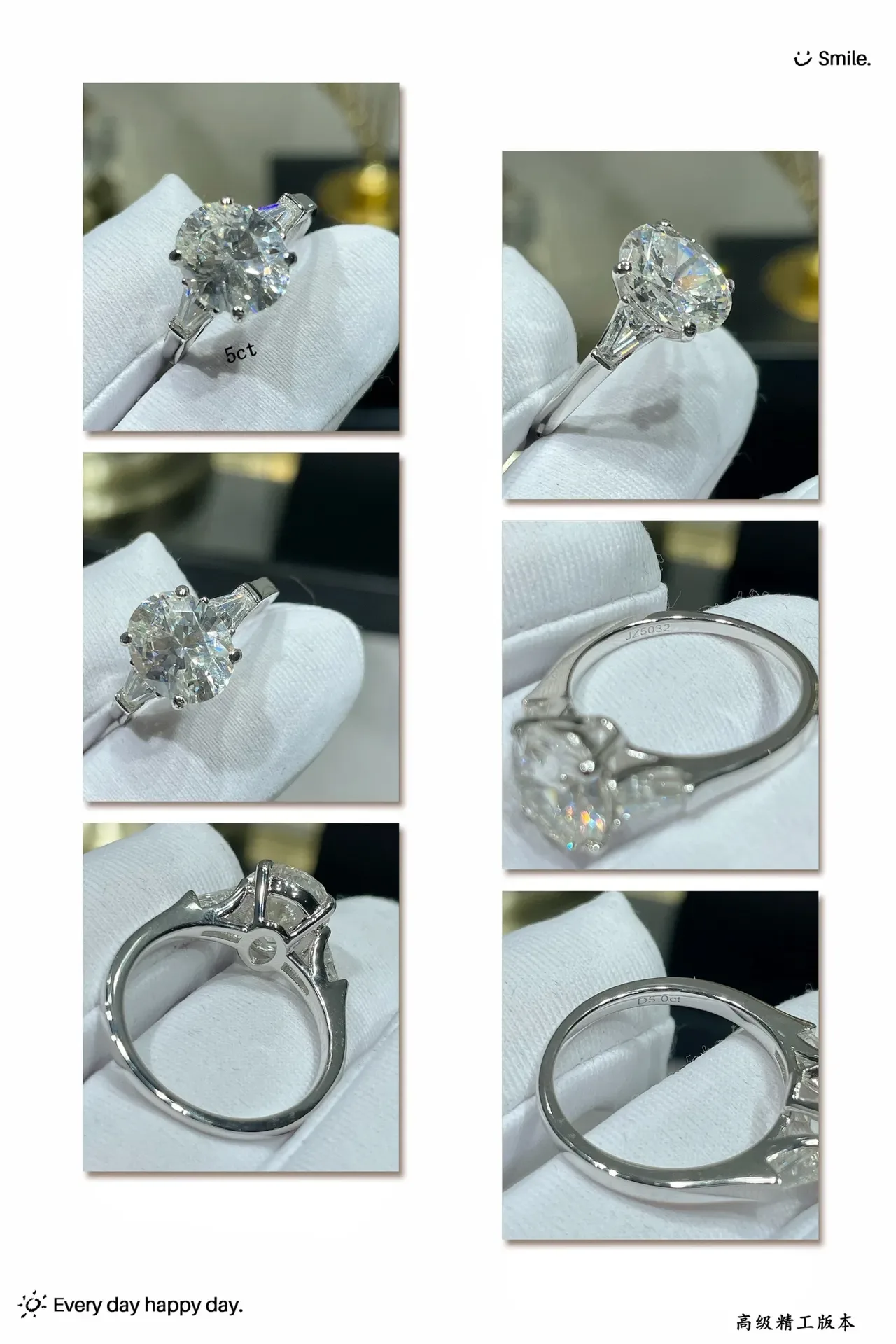 Tiffany & Co. चाँदी सोलिटेयर टेपर बगेट शोल्डर रिंग 2