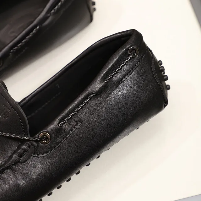 Tod's কালো চামড়া বোনা গোঁট বিবরণ লুফার 5