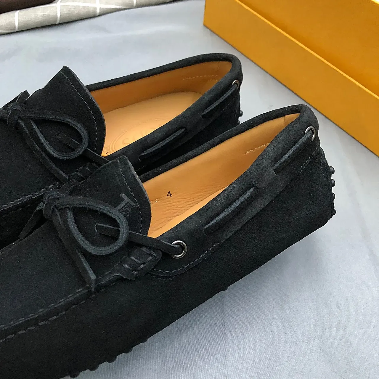 حذاء لوفر Tod's بوه أسود بيج سويد أبو علوة تفصيل 5