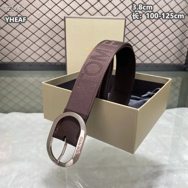 Tom Ford Logo Tape Belt sangle noire tressée cuir grainé soutien bande de toile 10
