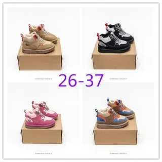 UGG 米色红 高帮系带生活方式运动鞋