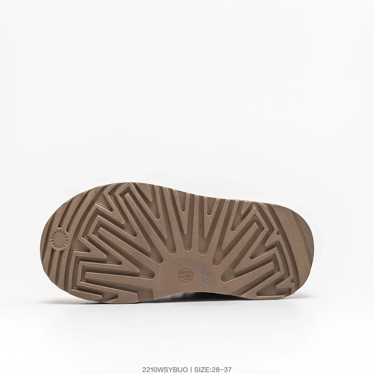 UGG Zapatillas Lifestyle Beige Rojo de Alto con Cordones 9