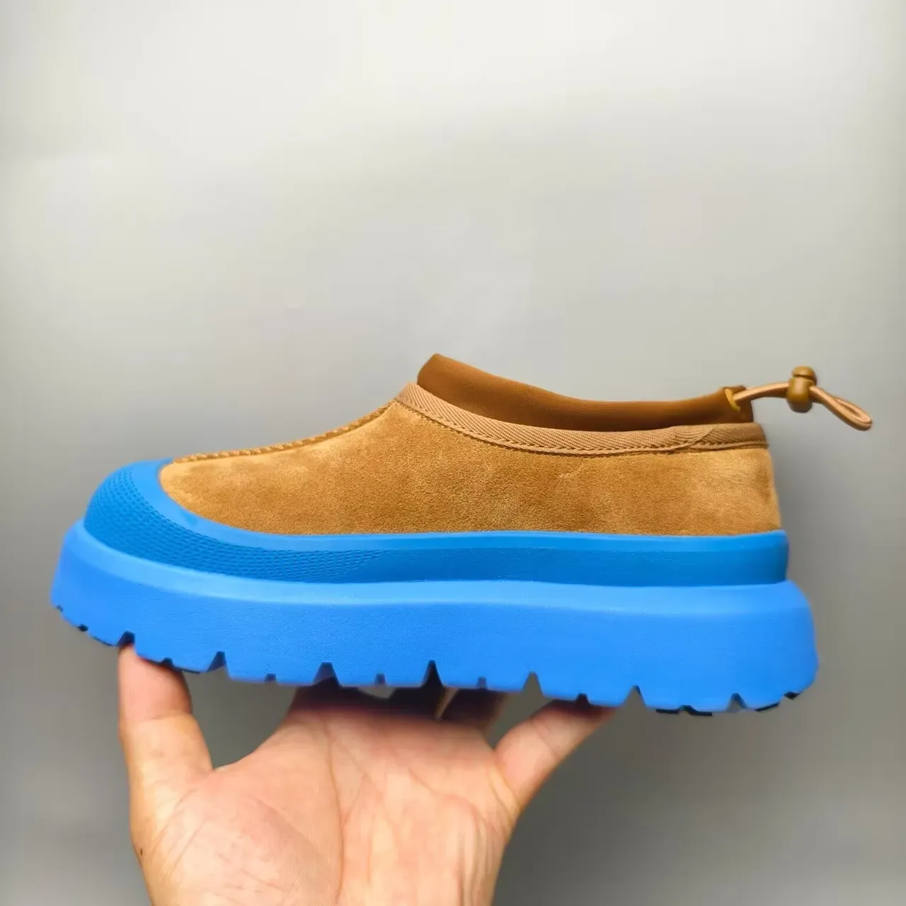 UGG أحذية ثلجية بني أزرق صوفية سليب أون 3