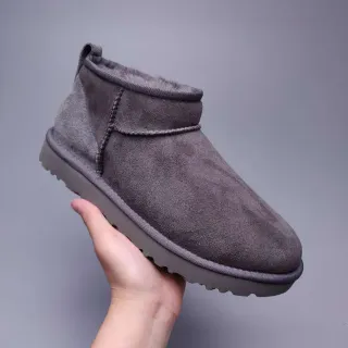 UGG Classic Mini Charcoal Gray Snow Boots