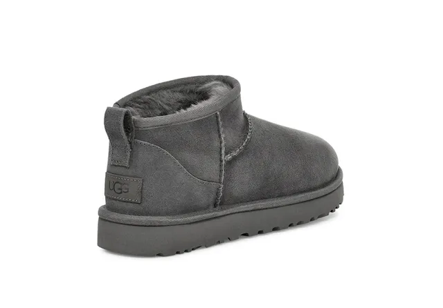 UGG Classic Mini Charcoal Gray Snow Boots 20