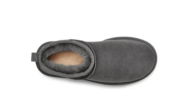 UGG Classic Mini Charcoal Gray Snow Boots 21