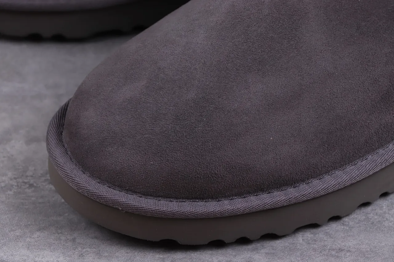 UGG Classic Short Charcoal Gray Snow Boots 4