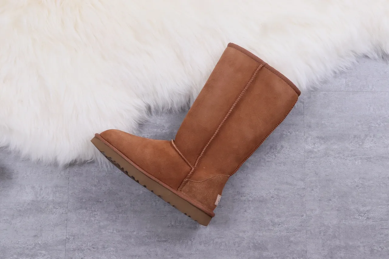 UGG Classic Tall Chestnut Suede Knee Boots 8