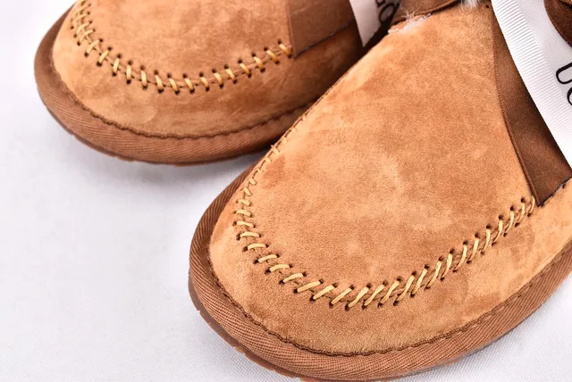 UGG Mini Bailey Button Bling Deep Millet Suede Ankle Boots 10