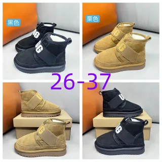 UGG Tasman Black Shearling-Lined Snow Boots