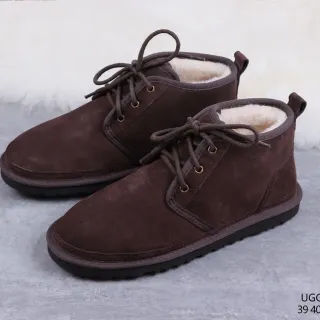 UGG Tasman 棕色羊毛里系带雪靴