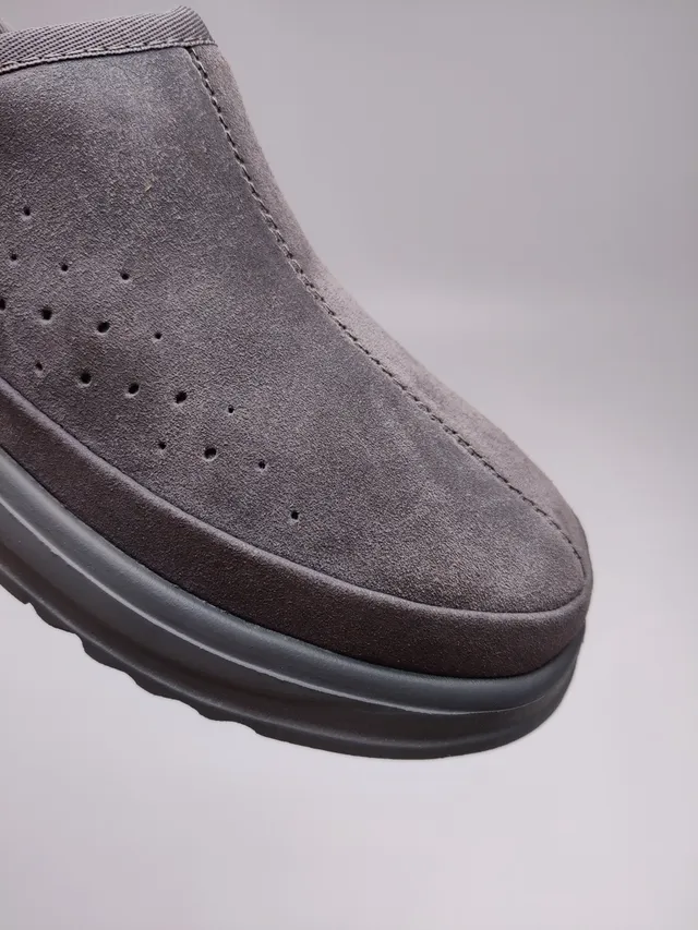 UGG Tasman Gray Suede Upper Perforated Vamp Casual Shoes 9
