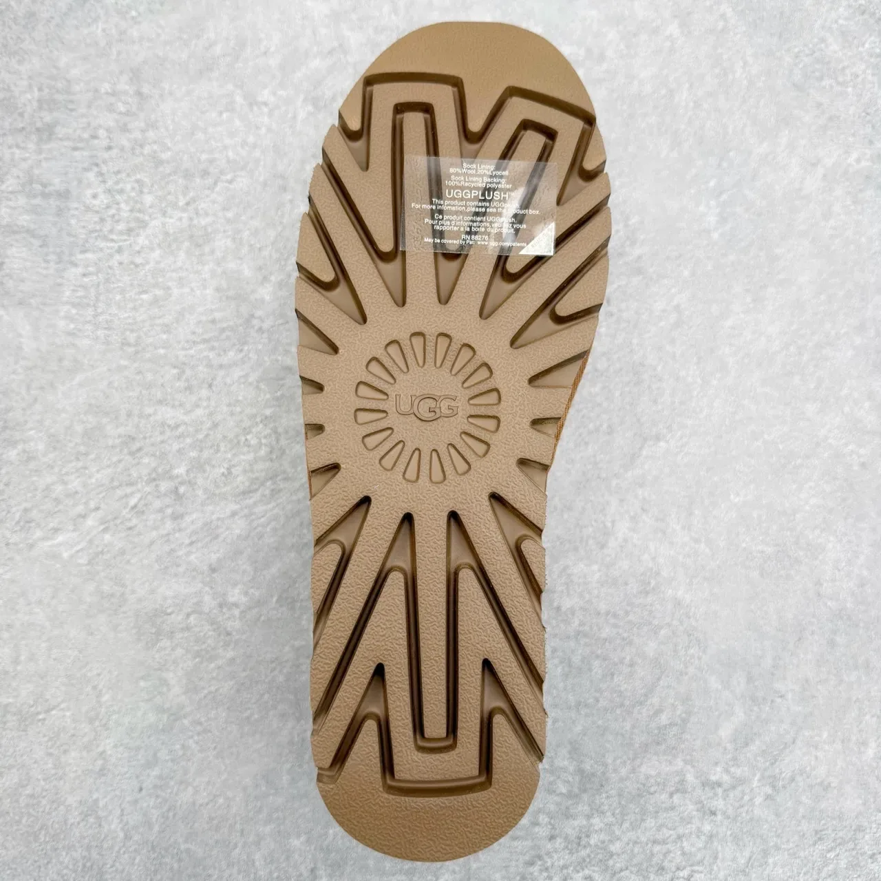 UGG Tasman Tan Suede Shearling-Lined Slip-On Loafers 3