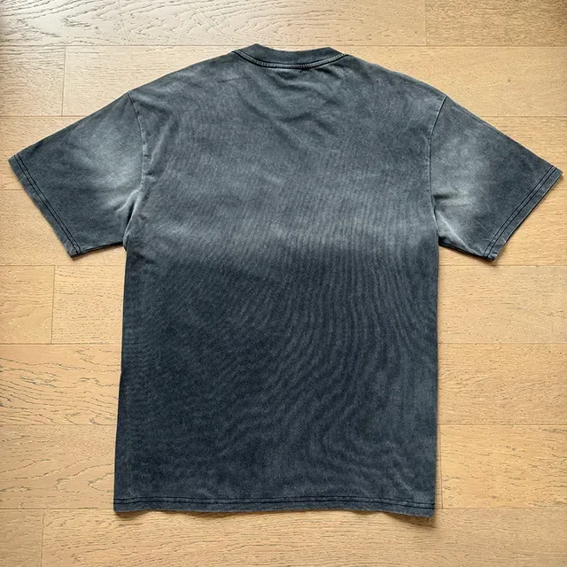Vale Forever Acid-Wash Black Graphic Print Oversized T-Shirt 7