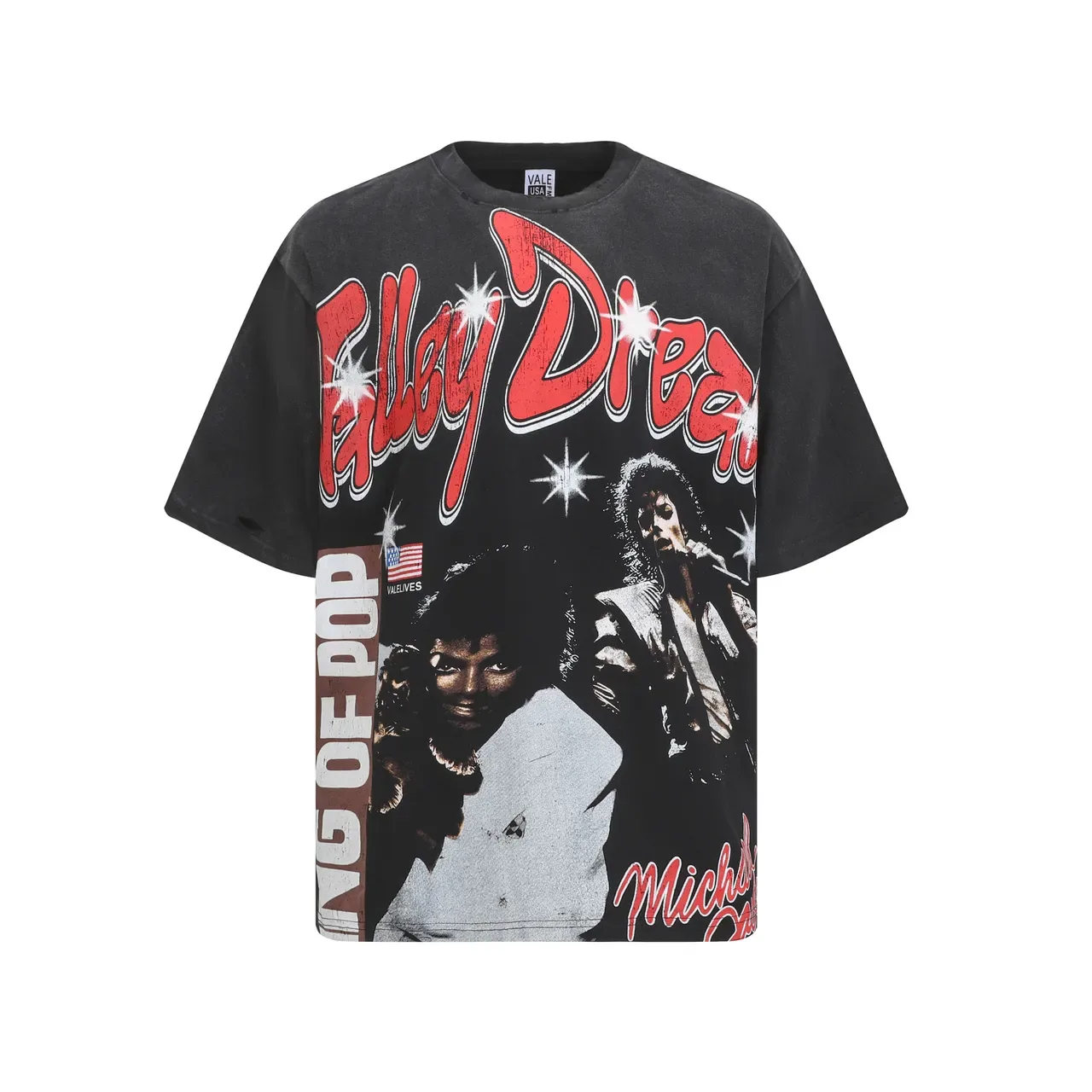 T-shirt graphique Vale Forever Valley Dream Roi de la pop 2