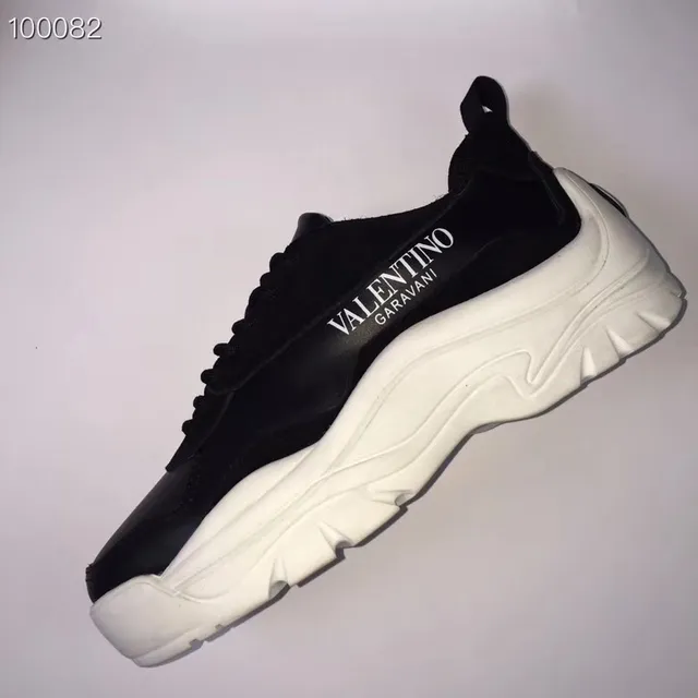 Valentino Open Black and White Chunky Sneakers 3